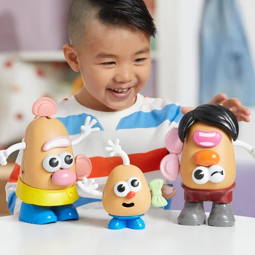 Vista 5 de Juego de cabeza de papa para crear tu familia con 44 piezas y piezas, juguetes creativos para niños y preescolares para niñas y niños de 2 años
