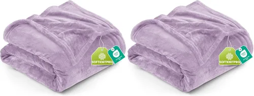 Vista 89 de Utopia Bedding - Manta de vellón de lujo, mullida, antiestática; manta de suave microfibra de 8.8 oz/yd² (300 g/m²) para sofá y cama; tamaño Gris