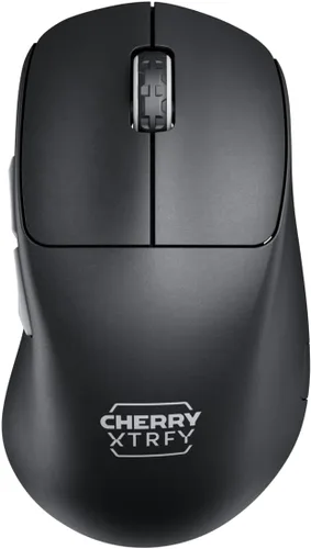 Vista 10 de CHERRY Xtrfy M64 Wireless Ratón ergonómico ultraligero para juegos (M64 Pro 8K, blanco)