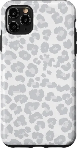 Vista 13 de Blanco Gris Guepardo Estampado De Leopardo Animal Skin Lindo Moda Caso Para iPhone 17