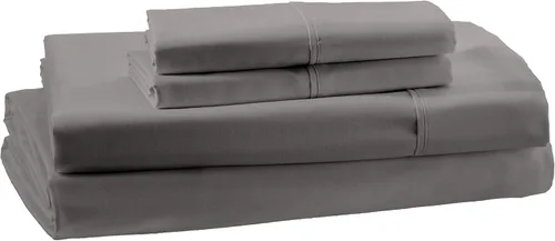 Vista 25 de Amazon Aware Juego de fundas de almohada 100% algodón orgánico de 300 hilos, color rubor, estándar, paquete de 2, 32 x 20 pulgadas