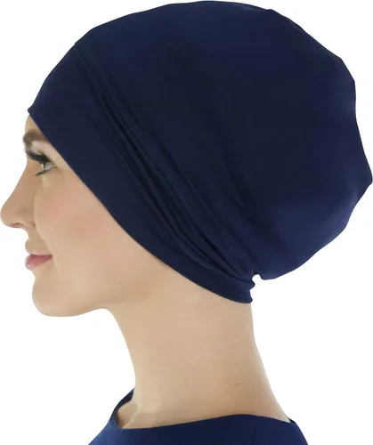 Vista 4 de Gorro de dormir con forro de satén ajustable, gorro holgado para mujer, cabello rizado natural