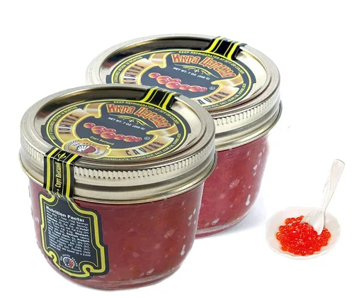 Vista 2 de Tsar's Salmon (Red) Caviar 200 g (7 oz.) jar