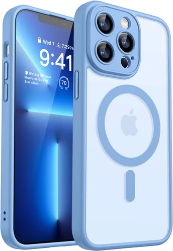 Vista 91 de CANSHN Funda magnética compatible con iPhone Air (6.5 pulgadas), mejorada [protección completa de la cámara] [compatible con Magsafe]