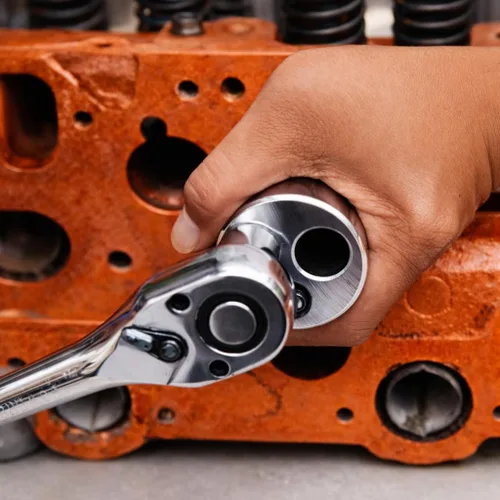 Vista 5 de Herramienta extractora de pernos Powerbuilt, quitar tuercas de 1/4" a 3/4", pernos rotos o adheridos, sujeta pernos dañados - 648639, plateado