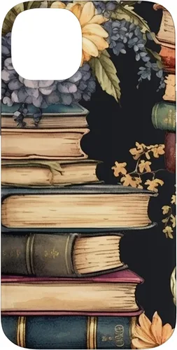 Vista 15 de Funda para iPhone 16 Vintage Floral Book Lover