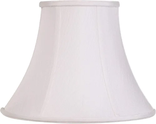 Vista 6 de Pantalla de lámpara de campana grande marrón y marrón de 7 pulgadas superior x 14 pulgadas inferior x 11 pulgadas de alto (araña) de repuesto