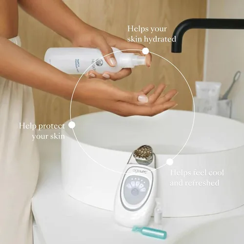 Vista 4 de Nu Skin NaPCA Moisture Mist Hidratante revitalizante y niebla refrescante con ácido hialurónico Spray hidratante para cara, cuerpo y cabello
