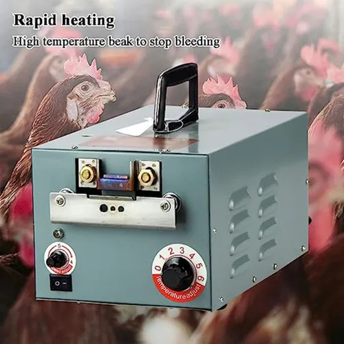 Vista 2 de Máquina de debeaking de aves de corral, 110V-220V Máquina automática de debeaking de pollo, Corte de pico de pollo, Máquina de eliminación de pico