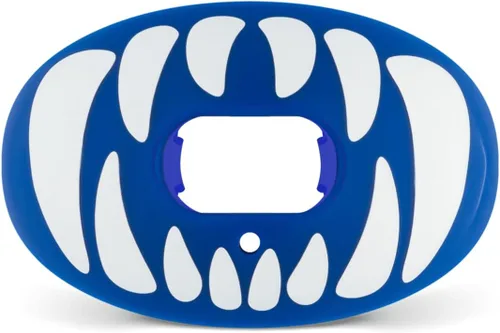 Vista 7 de Battle Oxygen Predator - Protector bucal de fútbol – Protector bucal deportivo de máximo oxígeno – Boquilla se adapta con o sin aparatos ortopédicos