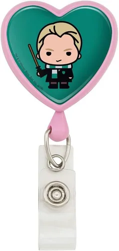 Vista 6 de Harry Potter lindo patrón Chibi corazón cordón retráctil carrete insignia tarjeta de identificación titular