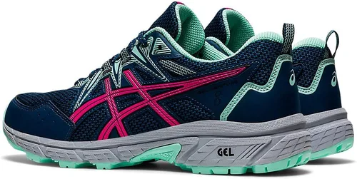 Vista 3 de ASICS Zapatillas largas para correr Gel-Venture 8 para todo el invierno, Azul Patchwork