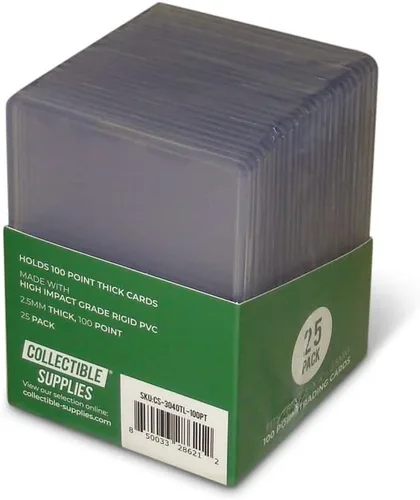 Vista 2 de Paquete de 25 tarjetas intercambiables de 3 x 4 pulgadas de grosor, 100 puntos y 0.098 in de carga superior