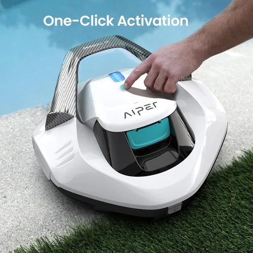 Vista 5 de AIPER Seagull SE 2025 Cordless Robotic Pool Vacuum with 1200GPH Strong Suction, Lasts 90 Mins Runtime, LED Indicator,Pool Vacuum for Above-Ground