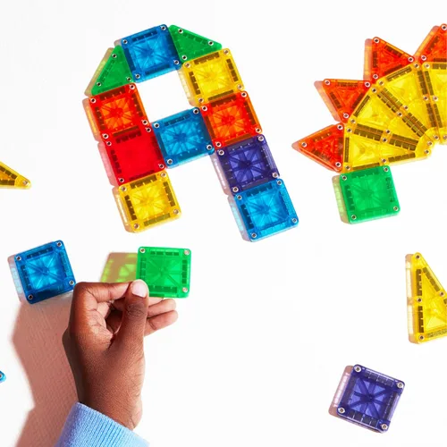 Vista 5 de MAGNA-TILES microMAGS 70-Piece Deluxe Magnetic Construction Set, The Original Magnetic Building