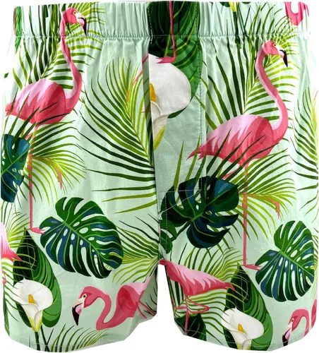 Vista 35 de ROCK ATOLL Calzoncillos tipo bóxer de algodón con estampado novedoso y brillante para hombre Estampado Afrutado Negro