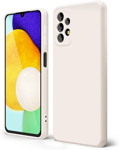 Vista 199 de oakxco Funda para teléfono Samsung Galaxy A12 con agarre de silicona líquida, linda delgada fina suave cubierta de gel de goma TPU lisa para mujeres
