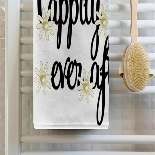 Vista 2 de 3dRose - Happily Ever After - Toalla - (twl-60766-1)