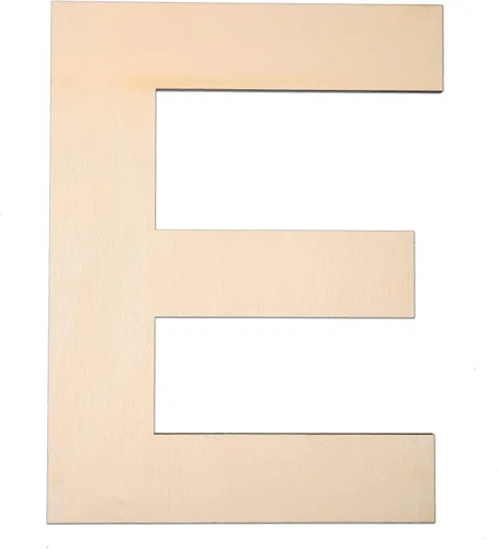 Vista 9 de Letra A de madera de 12 pulgadas, letra A de 1/4 de pulgada de grosor, grande de madera sin terminar para manualidades, decoración de pared del hogar