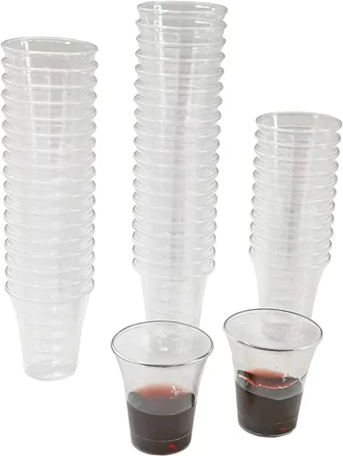 Vista 2 de FixtureDisplays Vasos desechables para comunión - Caja de 1000 - Plástico - 1.5 in (de) diámetro. x 1.5 in H - 16946-NPF