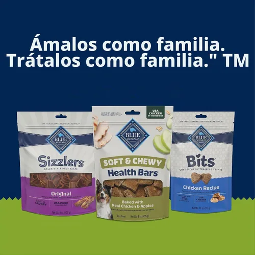 Vista 9 de Blue Buffalo Health Bars Golosinas suaves y masticables de pollo y manzanas