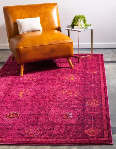 Vista 13 de Unique Loom Medici Collection - Alfombra tradicional vintage botánica azul (2' 2 x 3' 0)