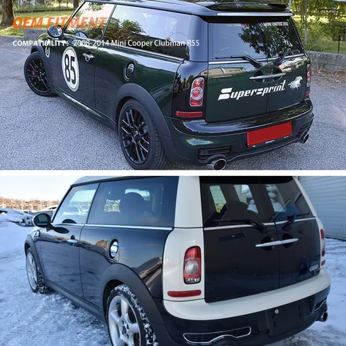 Vista 7 de ADIIL Reflector de parachoques trasero Carcasas de luz de freno de cola Lámparas de señal de giro Kit de accesorios para Mini Cooper Clubman R55
