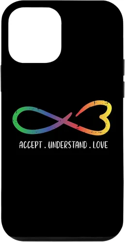 Vista 12 de Funda para iPhone 15 Autism Infinity Accept Understand Awareness Men Women Kids