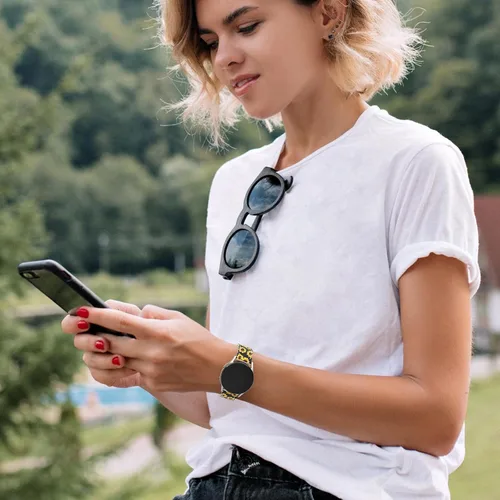Vista 6 de Compatible con Correa de Samsung Galaxy Watch 7/6/5/4 de 40mm 44mm/Classic de 43mm 47mm 42mm 46mm/Pro de 45mm/Active 2/Watch 3 de 41mm, Correa