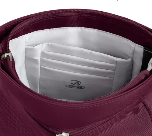 Vista 26 de Travelon Mini bolso de hombro clásico antirrobo