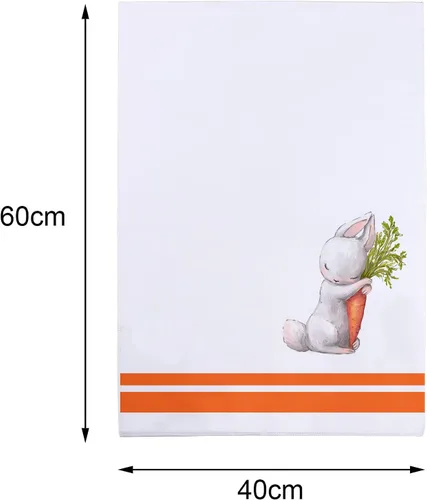 Vista 2 de Toallas de cocina de Pascua, toallas de mano de Pascua, toallas de cocina de Pascua de 16 x 24 pulgadas, decoración de Pascua, paños de secado ultra