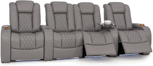 Vista 67 de Seatcraft Asientos de cine en casa Virtuoso LT Tawny Single reclinable Leonado