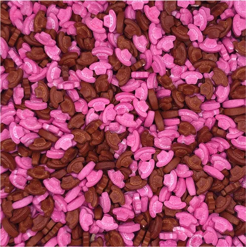 Vista 14 de NCS Gránulos comestibles en forma de pelota de fútbol – Decoración para cupcakes y galletas en blanco y negro, 7 onzas