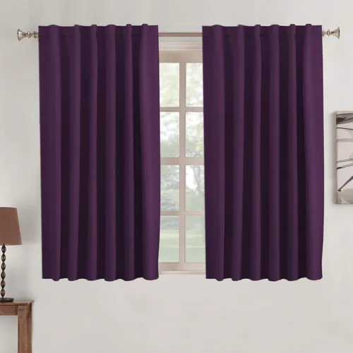 Vista 11 de Turquoize Cortinas Opacas con Aislamiento Térmico Paneles de Tratamiento de Ventanas con Bolsillo para Barra Paneles de Ventana para Ventanas