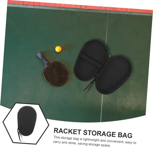 Vista 4 de BESPORTBLE The Tote Bag Organizador Raqueta de tenis de mesa Bolsa de paddle Bolsa de murciélago Bolsa portátil Raqueta Paddle Case Pingpong Funda