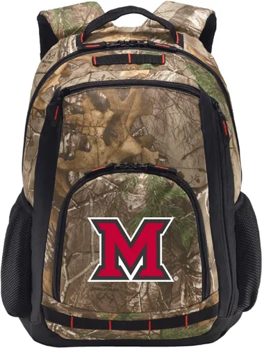 Vista 25 de Broad Bay University Logo Camo Backpack