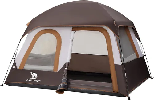 Vista 8 de CAMEL CROWN 4/6 Person Tent Waterproof Lightweight Portable Backpacking Tent for Outdoor Camping Hiking