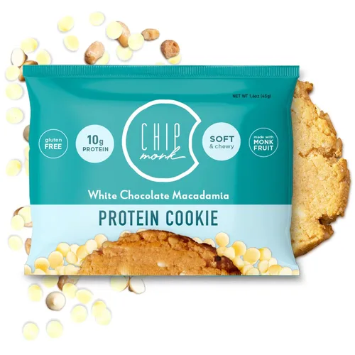 Vista 13 de ChipMonk Galletas para hornear, nueces con chispas de chocolate y nueces altas en proteínas, aperitivos de gimnasio aptos para dietas bajas