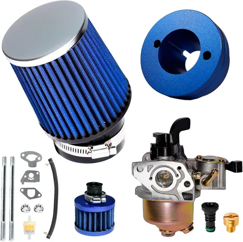 Vista 9 de JMCHstore Kit adaptador de filtro de aire de carburador para Monster Mega Moto MMB80 MMB105, Coleman B100 RB100 105cc, Motovox MBX10 Baja DB30 97cc