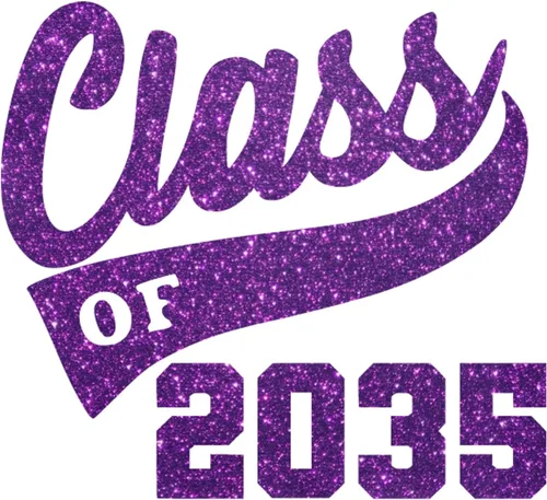 Vista 28 de Senior 2035 Iron On Transfer for Shirts, Black
