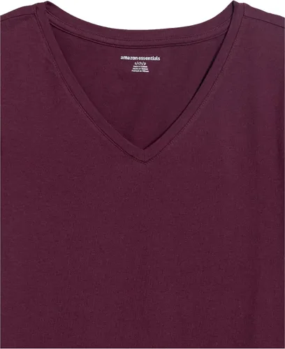 Vista 8 de Tienda Essentials Women's Regular-Fit Short-Sleeve T-Shirt (Crewneck and V-Neck Options), Multipacks