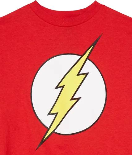 Vista 7 de DC Comics Paquete de 3 camisetas con logotipo de Batman y Superman, The Flash para niños