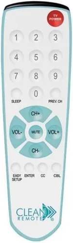 Vista 3 de Botón grande universal limpio control remoto para atención médica, botones grandes CR2BB - 1 cada uno