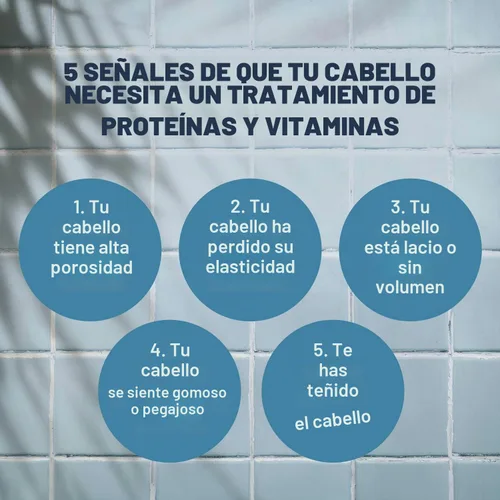 Vista 5 de Tratamiento capilar con proteínas y vitaminas Solución para el crecimiento y engrosamiento del cabello Prevención de pérdida de cabello