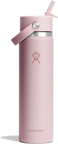 Vista 76 de Hydro Flask Botella de agua – Acero inoxidable aislado – Tapa flexible con popote de boca ancha, antiderrames, a prueba de fugas y recargable