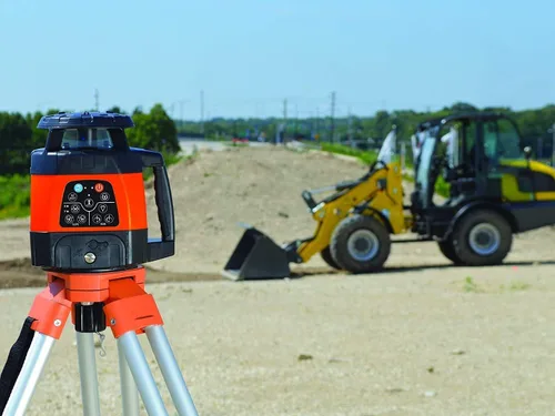 Vista 4 de Johnson Level & Tool 40-6526 - Láser rotativo electrónico autonivelante horizontal y vertical, rojo, 1 láser