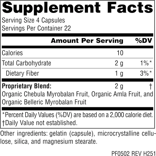 Vista 2 de Planetary Herbals Triphala- 500 mg