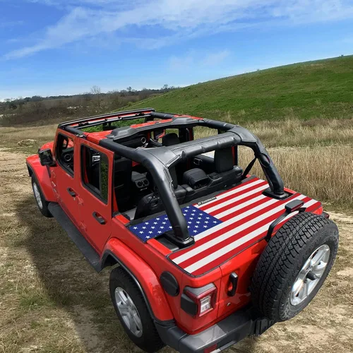 Vista 7 de Shadeidea - Cubierta tonneau para el Jeep Wrangler JL de 4 puertas, cubierta Ton para el maletero trasero del JLU (2018-Actual), cubierta