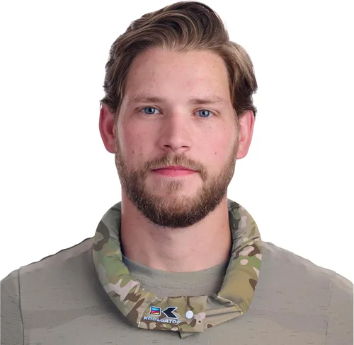 Vista 39 de KOOLGATOR - Banda enfriadora reutilizable para cuello por evaporación, alivio duradero para actividades en clima cálido, deportes y trabajo al aire