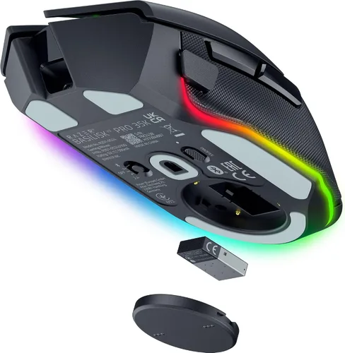Vista 10 de Razer Basilisk V3 Pro 35K - Ratón ergonómico inalámbrico totalmente personalizable con Chroma RGB - Sensor óptico de 35K